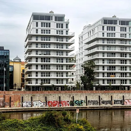 Luksus W Centrum Nad Odra Апартаменти Вроцлав